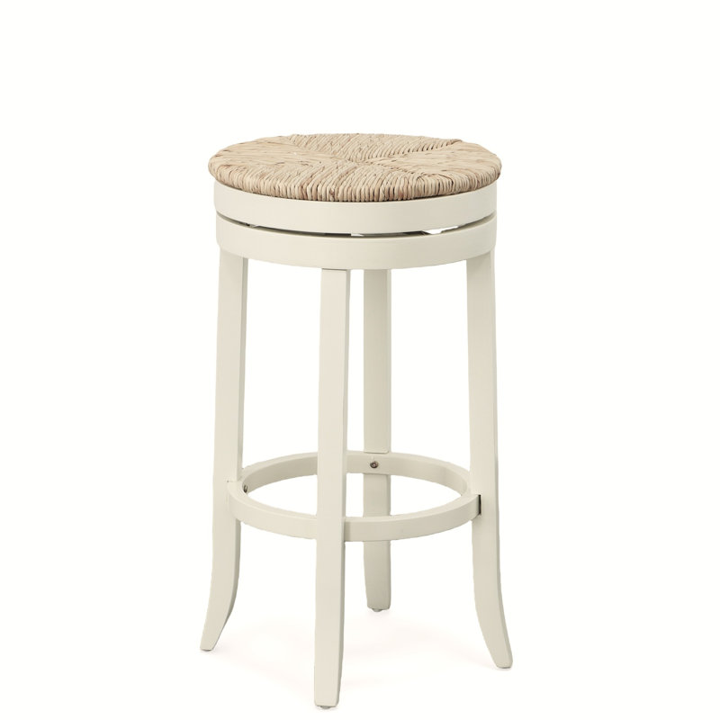 Tabouret de bar et de comptoir Tamasin, Missouri - blanc, Tabouret de bar (siège d'une hauteur de 30 po)
