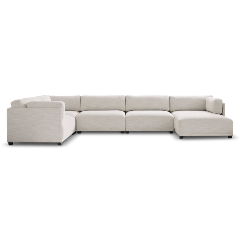 Bernhardt Parker 5-Piece Fabric Sectional, Right Hand Facing