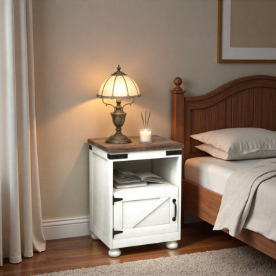 Table de bout Modern Foyer, table d'appoint avec rangement, armoire de chevet