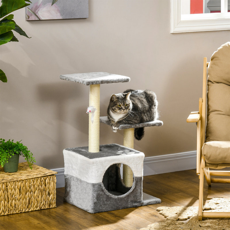 Gertrude 70cm H Cat Tree, Gray