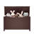 Wooden Toy Box Storage With Safety Hinged Lid, 2.7 Cubic Feet Toy Chest For Ages 2+, Easy Assembly Toy Storage Organizer