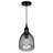 7'' Farmhouse Mini Pendant Light in Black – For Kitchen Island, Dining Room, Hallway – E26 LED Compatible, Adjustable Height-1083292567