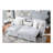 ford light grey/white reversible pull out sofa bed