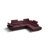 Hugo 114" Wide Genuine Leather Sectional-1841786921-1799941995