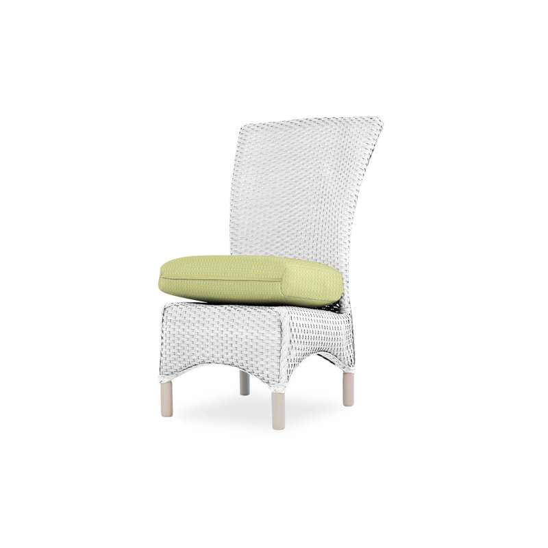 Mandalay Outdoor Dining Armchair, White, Demo Oatmeal