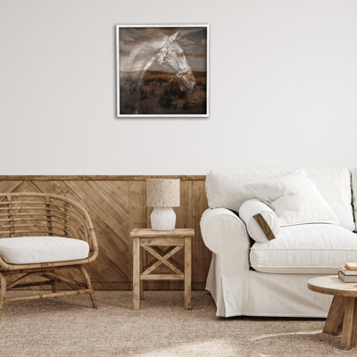 Reproduction d'art giclée encadrée par Horse Design par CAD Designs