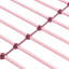 Lit superposé en métal rose avec lit gigogne - Lit moderne et fonctionnel, lit superposé, solide pour la durabilité, fonctionnement silencieux et stable, capacité de charge à bruit élevé, escalier sécuritaire, agencement simple-130762702