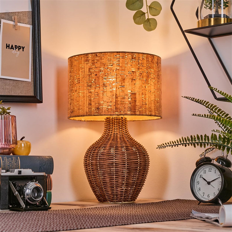 Wicker/Rattan Table Lamp