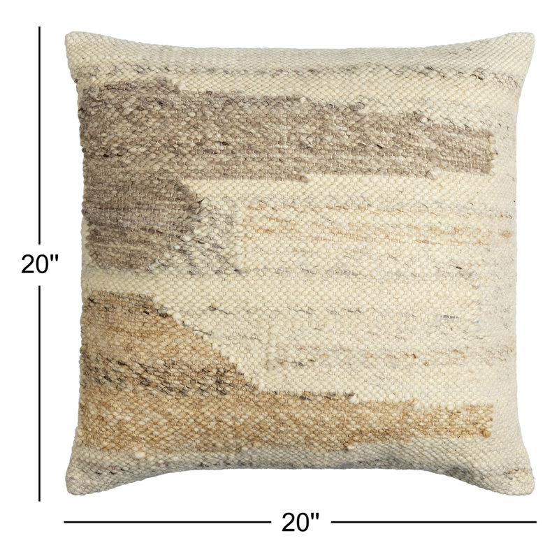 Coussin Dia, Housse de coussin seulement - sans coussin, H 20 po x l 20 po