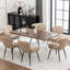 Ensemble de 6 chaises de salle à manger rembourrées en similicuir-561566334-543148496