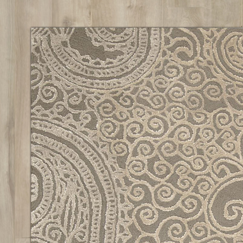 Cinderford Abstract Indoor Rug, Rectangle 3'9" x 5'9"