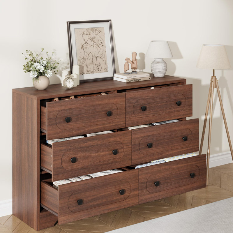 Commode 6 tiroirs Mid-Century