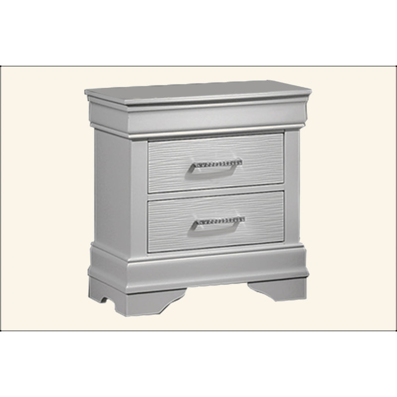 Table de chevet moderne et élégante avec table de chevet blanche 1Pc