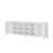 Entryway 14 Pair Shoe Storage Bench