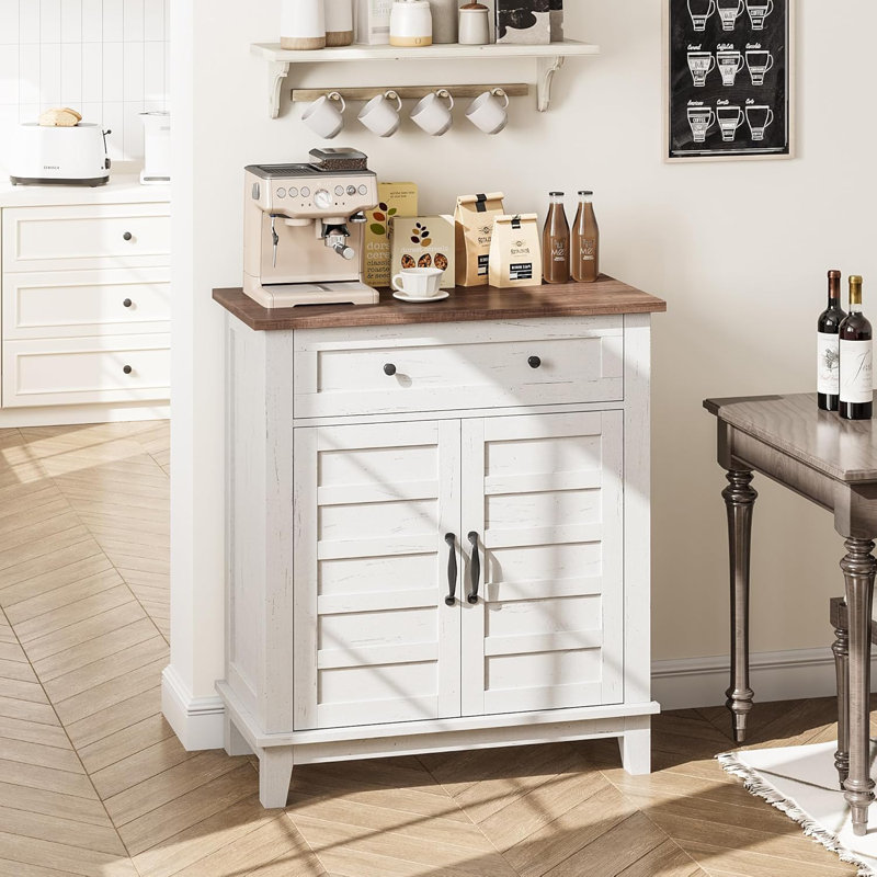 Single Storage Cabinet ( 92.5cm H x 80cm W x 40cm D), Brown/White