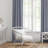 Walker Ticking Stripe Indigo Cotton Grommet Top Drapery Panel Set of 2-126596697-126596700