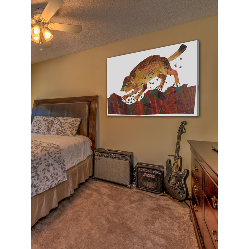 Prairie Dog by Eric Carle - Painting on Canvas, 30cm H x 46cm W