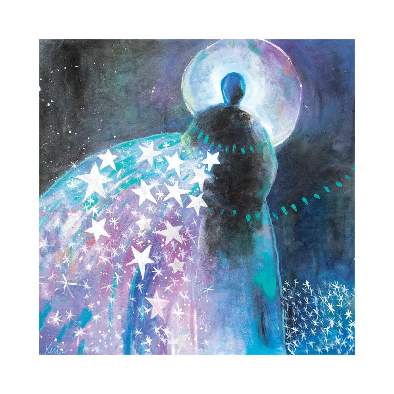 Sowing Star Seeds by Kerri McCabe - Wrapped Canvas Gallery-Wrapped Canvas Giclée, 66.04cm H x 66.04cm W x 1.905cm D