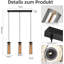 3 - Light Matte Black Cylinder Pendant