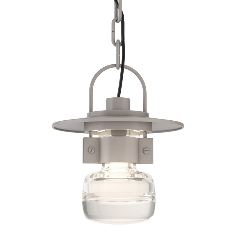 Mason 1 - Light Outdoor Pendant, Coastal Burnished Steel, 14.6" H x 11.3" W x 11.3" D