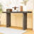 Oak Veneer Console Table-864269917