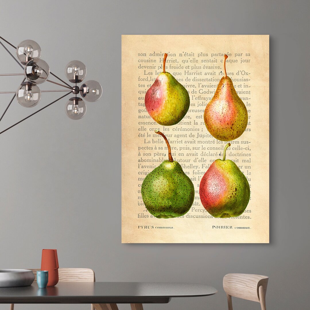 Leinwandbild Pears, After Redouté von Remy Dellal