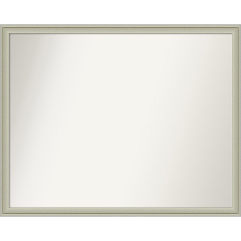 Miroir mural Florence, 23,75 po x 29,75 po, Argent, Rectangle