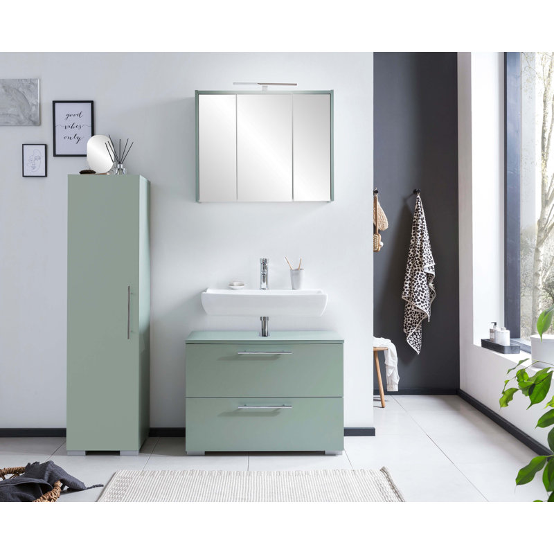 Chickamauga 80.2cm Single Bathroom Vanity Base Only in Grey, Grey