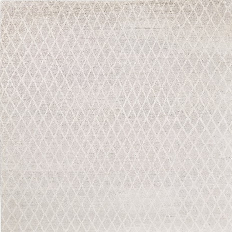 Tapis gris / beige Meral, Carré 8 pi