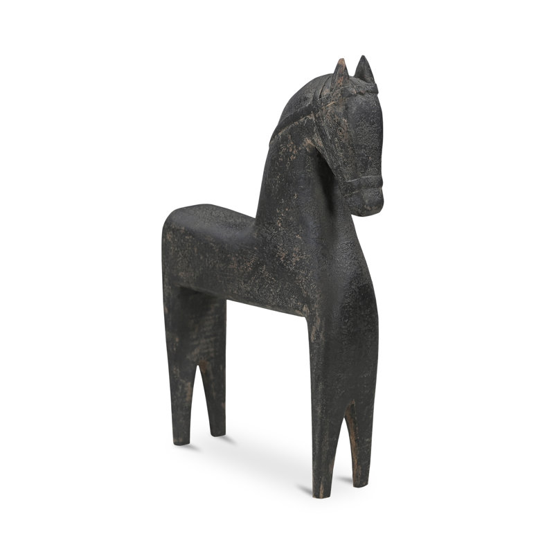 Gallant Wooden Sculpture Black