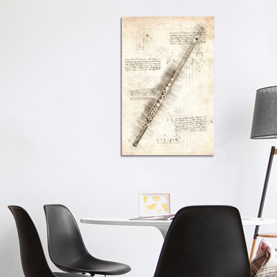 «Flute» par Corinne, impression sur toile tendue
