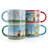 Peanuts Today on Peanuts 4 Piece 20 Ounce Stoneware Mug Set in Assorted Colors