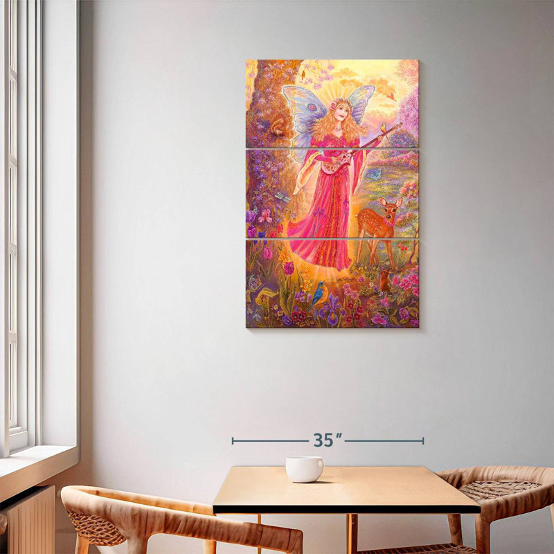 Kelan Spring Song, 57" H x 36" W