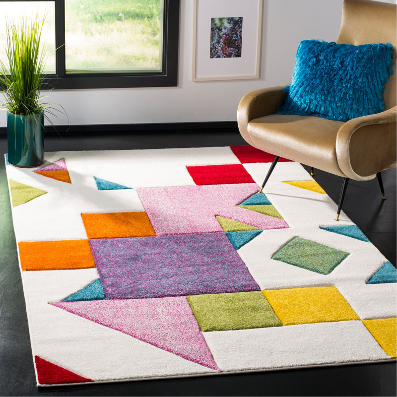 Severs Performance Geometric Rug, Rectangle 4' x 6'