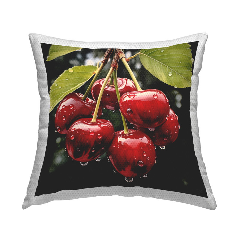 Coussin d'extérieur Lush Blooming Cherries