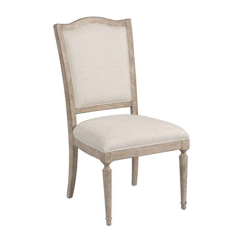 Chaise d'appoint rembourrée Daniella - Brun