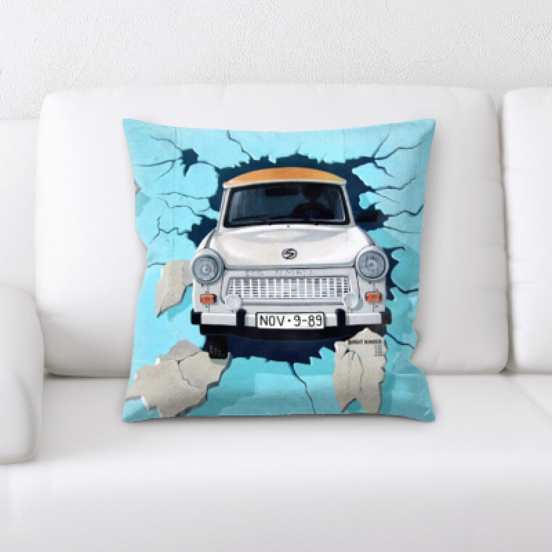 Microsuede Reversible Throw Pillow