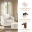 Fauteuil demi-tonneau avec repose-pieds Hintz-1679393698