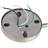 Chou 8" x 10" Lighted Wall Mount Magnified Makeup Mirror, Plug In