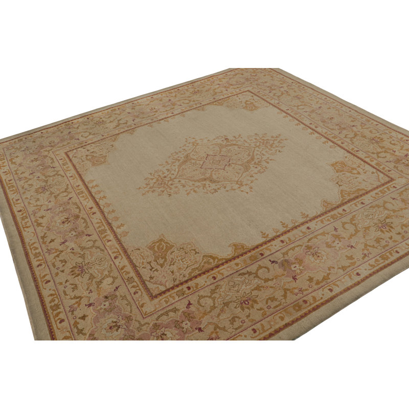 Hand Knotted Wool Area Rug