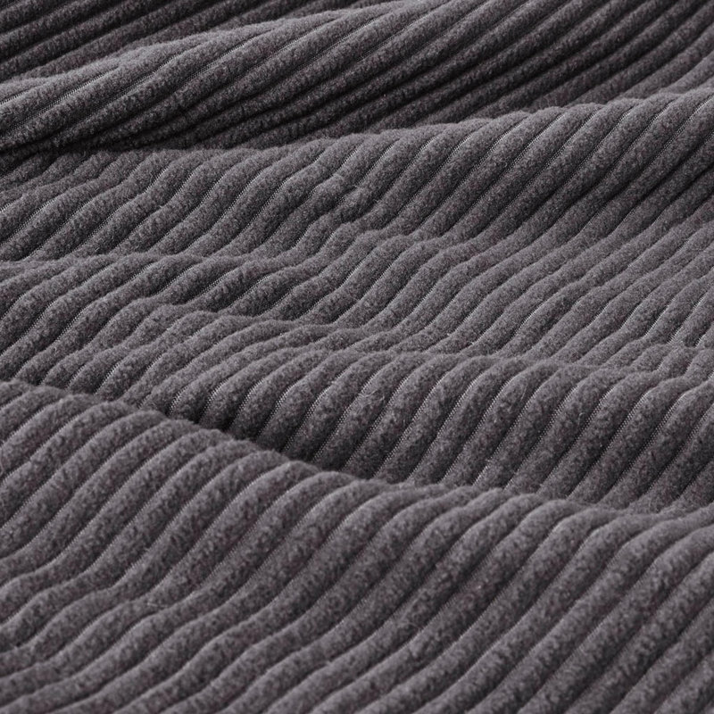 1PC Heated Blanket, Gray, Twin