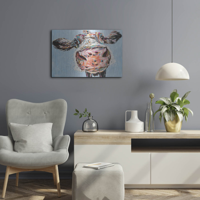 «Cow Cow 1» par Carolee Vitaletti, H 16 po x l 24 po