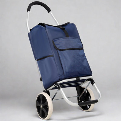 Chariot pliable avec roulettes, chariot utilitaire avec sac imperméable, conception amovible et légère