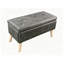 Banc de rangement avec repose-pieds et plateau de rangement intégré, repose-pieds carré avec rangement-133458139-133458143
