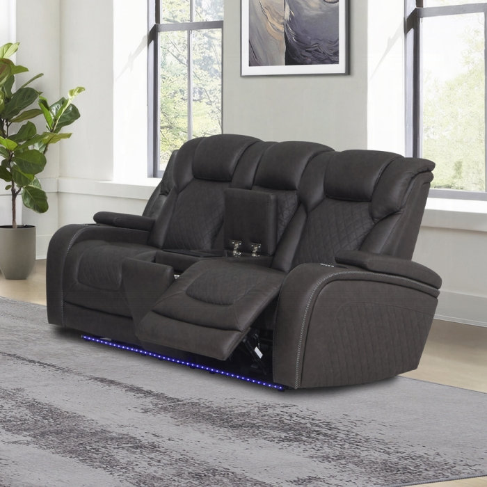 Causeuse en microfibre Wendell