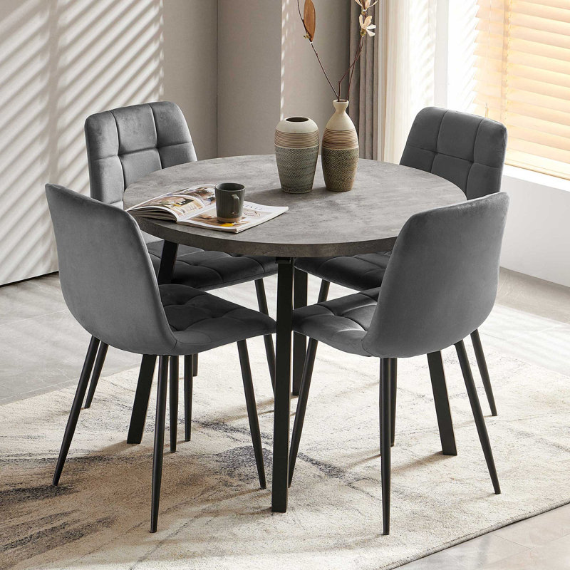 Santiago 5 - Piece Dining Set, Gray