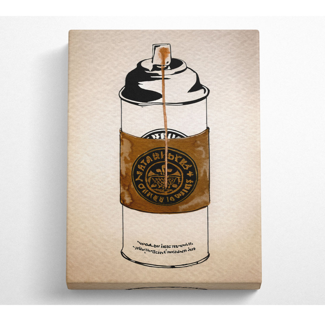 Starbucks Coffee Spray - Kunstdrucke auf Leinwand - Wrapped Canvas