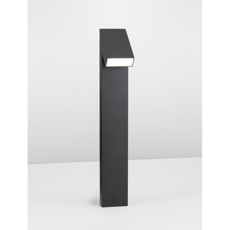 Black Integrated LED Metal Bollard Light