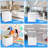 BacklD 2.0 Cubic Feet Chest Freezer with Removable Basket, Free Standing Top Open Door Compact Freezer with Adjustable Temperature for Home/Kitchen/Office/Bar, White