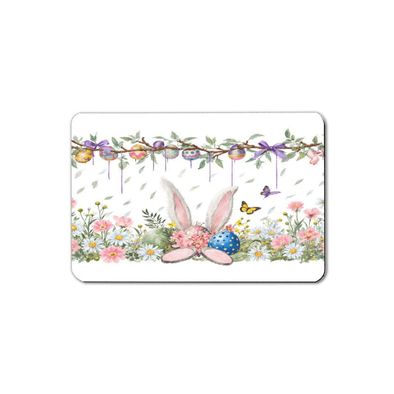 Tapis de bain Oreilles de lapin de Pâques, 16 x 24 po